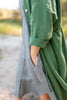 Sonny dress jacket - Green linen