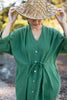 Sonny dress jacket - Green linen