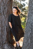 Tina dress - Coal linen